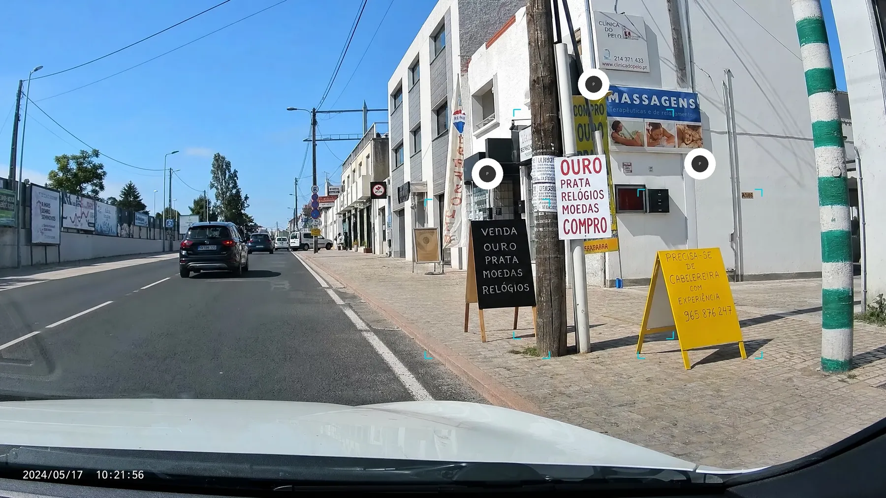 Espaço público analisado pela IA da Mapzer